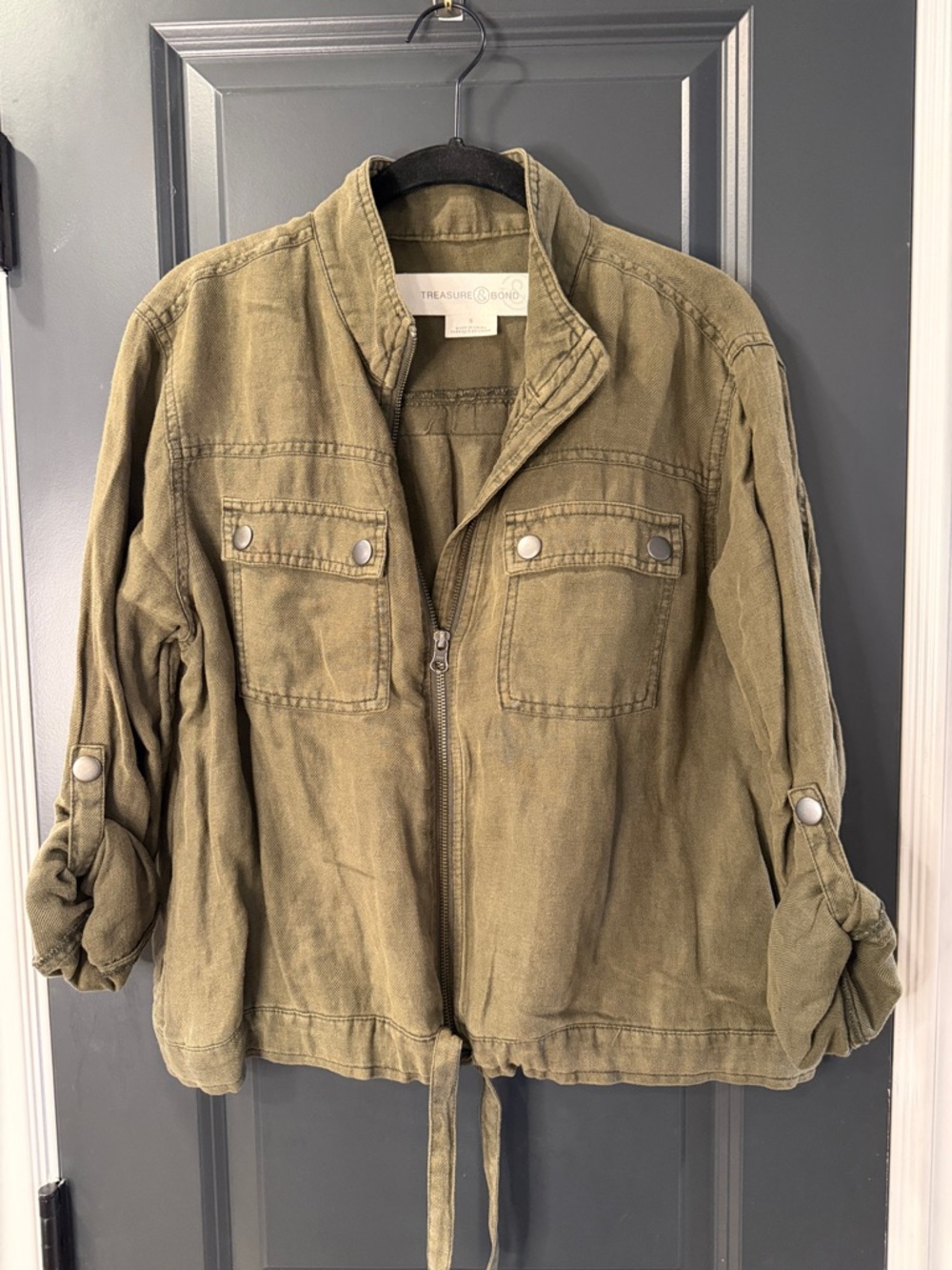 Treasure & Bond Olive Green Jacket